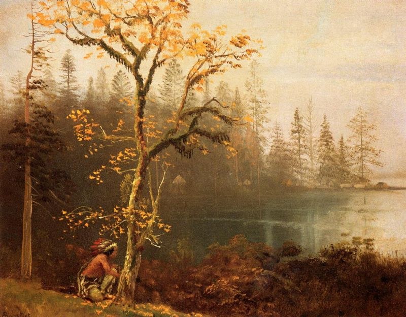 Albert Bierstadt Indian Scout
